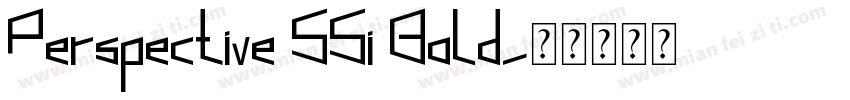 Perspective SSi Bold字体转换